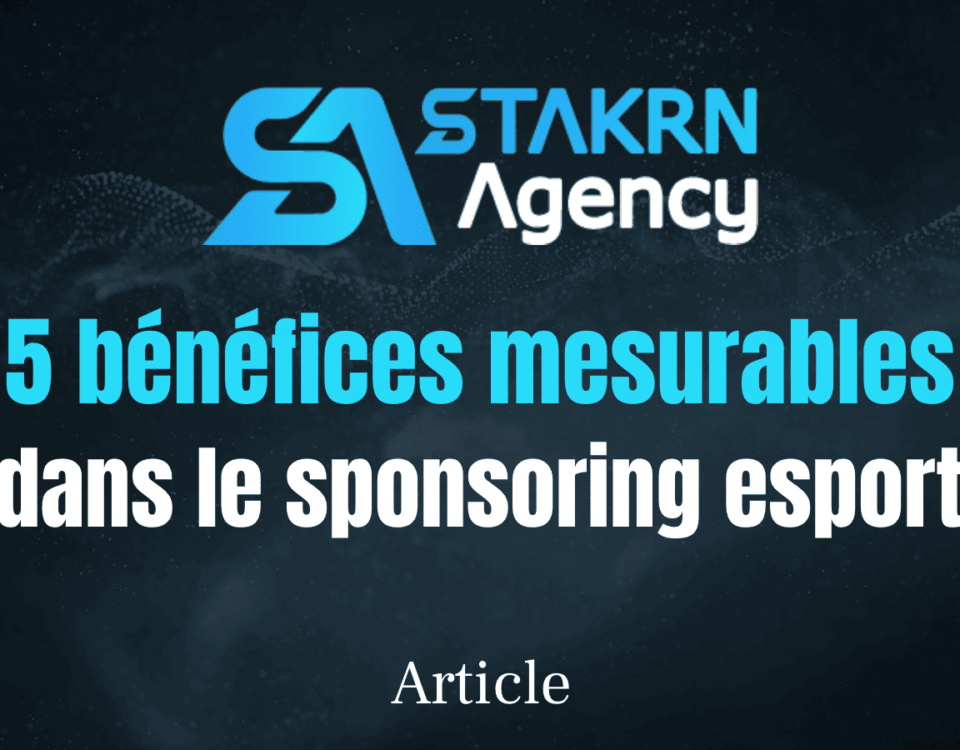 5 benefices mesurables dans le sponsoring esport